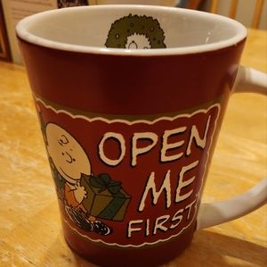 Peanuts Charlie Brown Christmas Coffee Mug Vintage